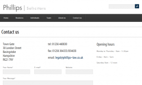 Contact Page