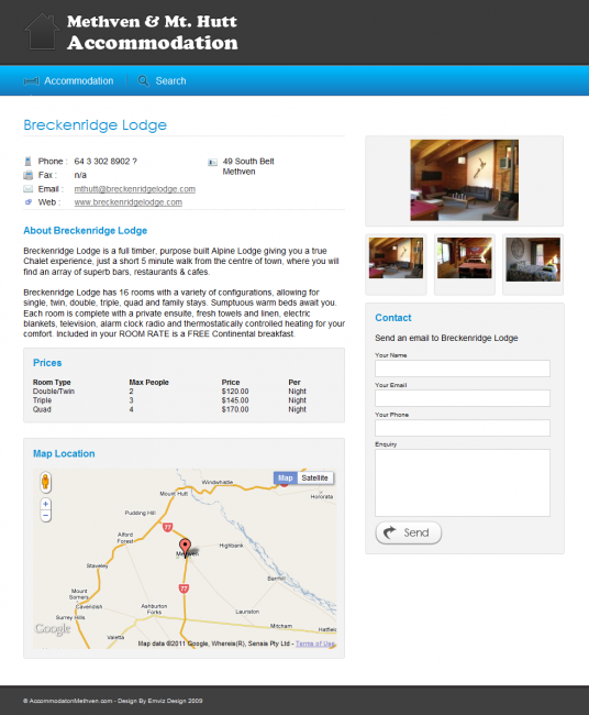 Accommodation Listing